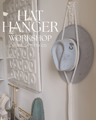 Macrame Hat Hanger Workshop - 9/23