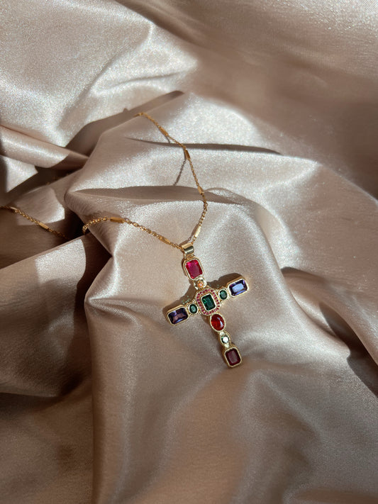 Treasure Cross Necklace