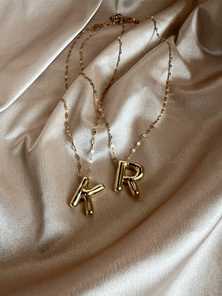 Molten Initial Necklace