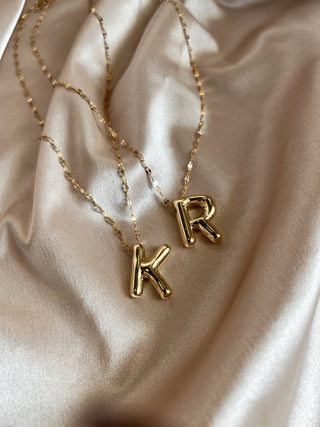 Molten Initial Necklace