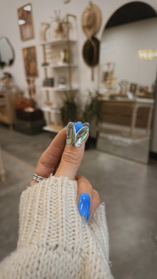 Chrysalis Abalone Ring - Made to Order