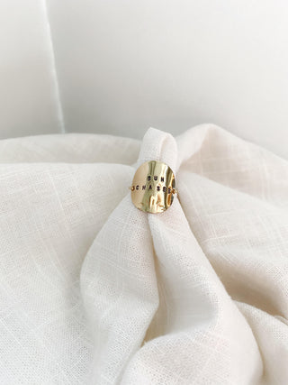 Personalized Coin Ring